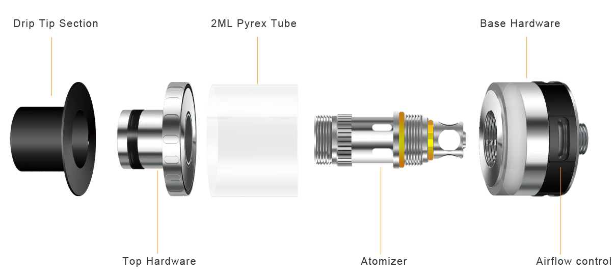 Aspire EVO75 Starterkit Starterset mit Atlantis EVO - 2 ml - Image 3