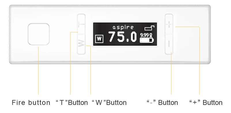 Aspire EVO75 Starterkit Starterset mit Atlantis EVO - 2 ml - Image 5
