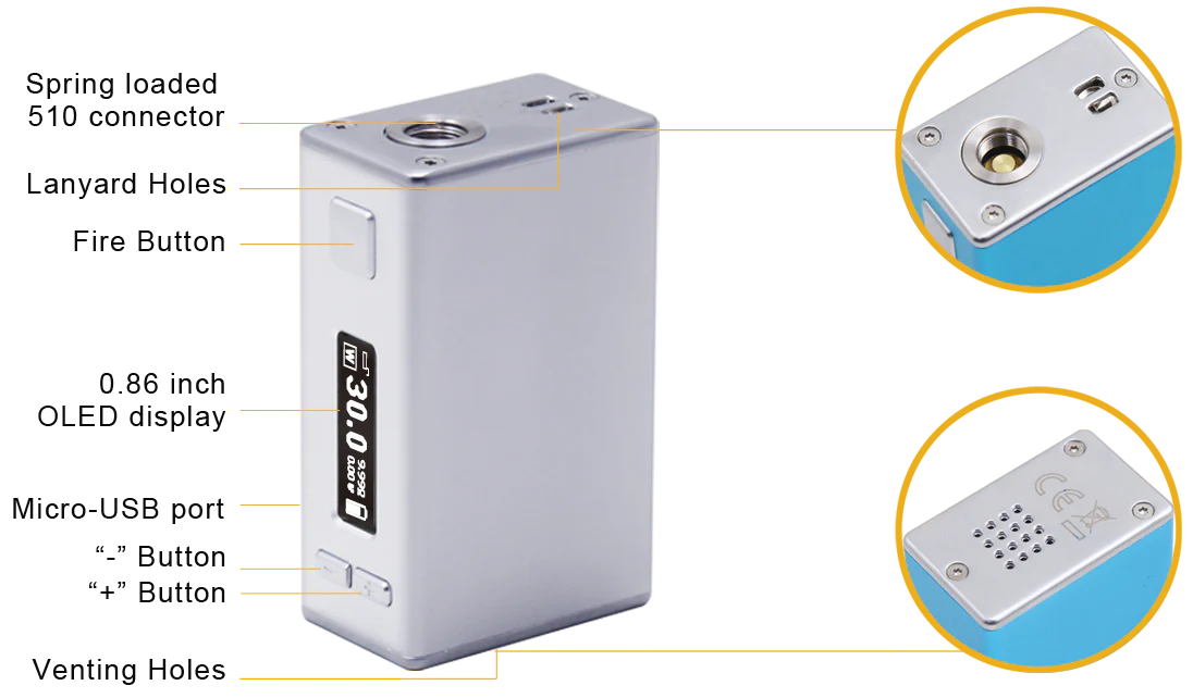 Aspire X30 Rover Kit mit Nautilus X - 2,0 ml & 2000mAh - Image 4