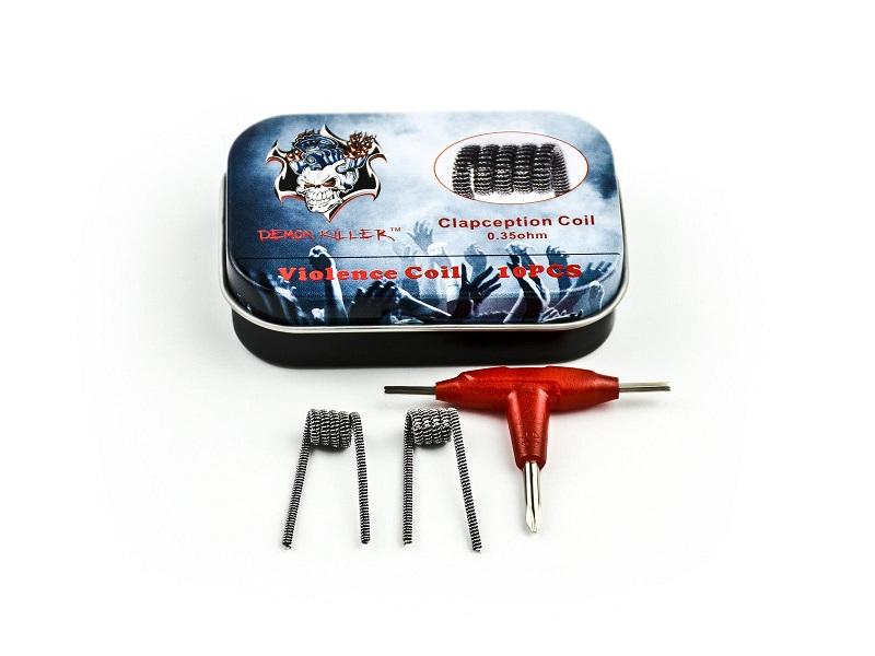 Demon Killer Clapton Fertigwicklung Coil Fertigcoil 0,35 Ohm - 10 Stück / Packung - Image 4