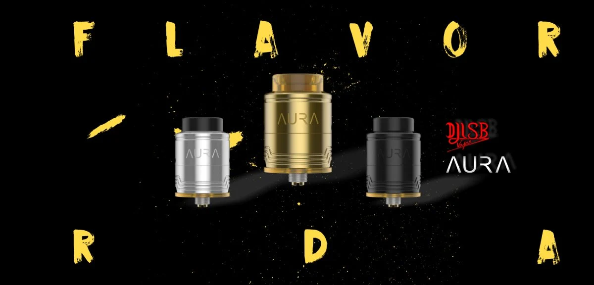 Digiflavor Aura BF RDA Tank Atomizer By DJLsb Vapes - 1.5ml-Gold - Image 7