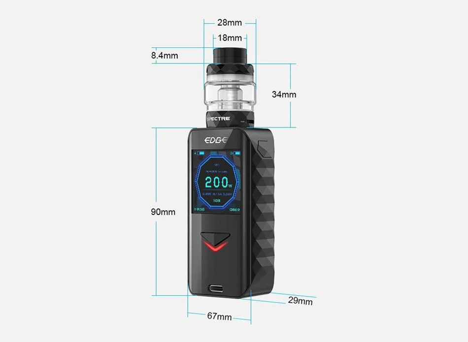 Digiflavor Edge 200W Kit mit Spectre Sub Ohm Verdampfer - Image 9