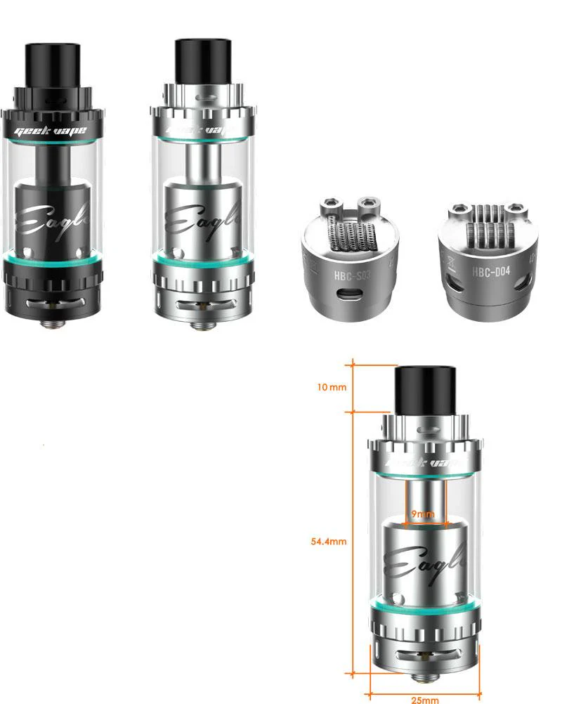 Geekvape Eagle Top Airflow (Luftstrom) Version Sub Ohm Tank Verdampfer - 6,0ml - Image 5