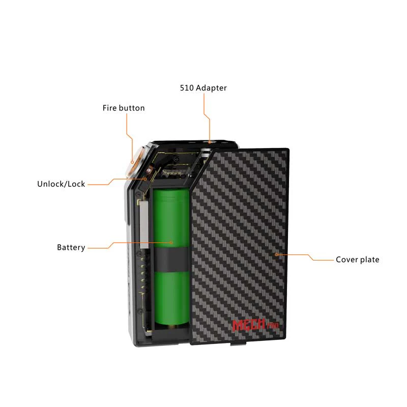Geekvape Mech Pro Box Mod Akkuträger - Image 7