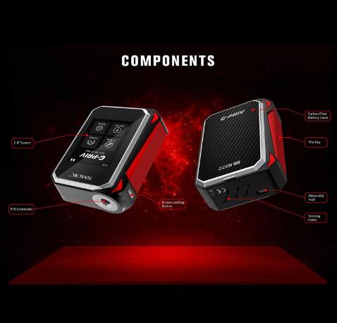 SMOK G - PRIV 220w Touch Display Starterkit Starterset mit TFV8 Big Baby - 5,0 ml - Image 10