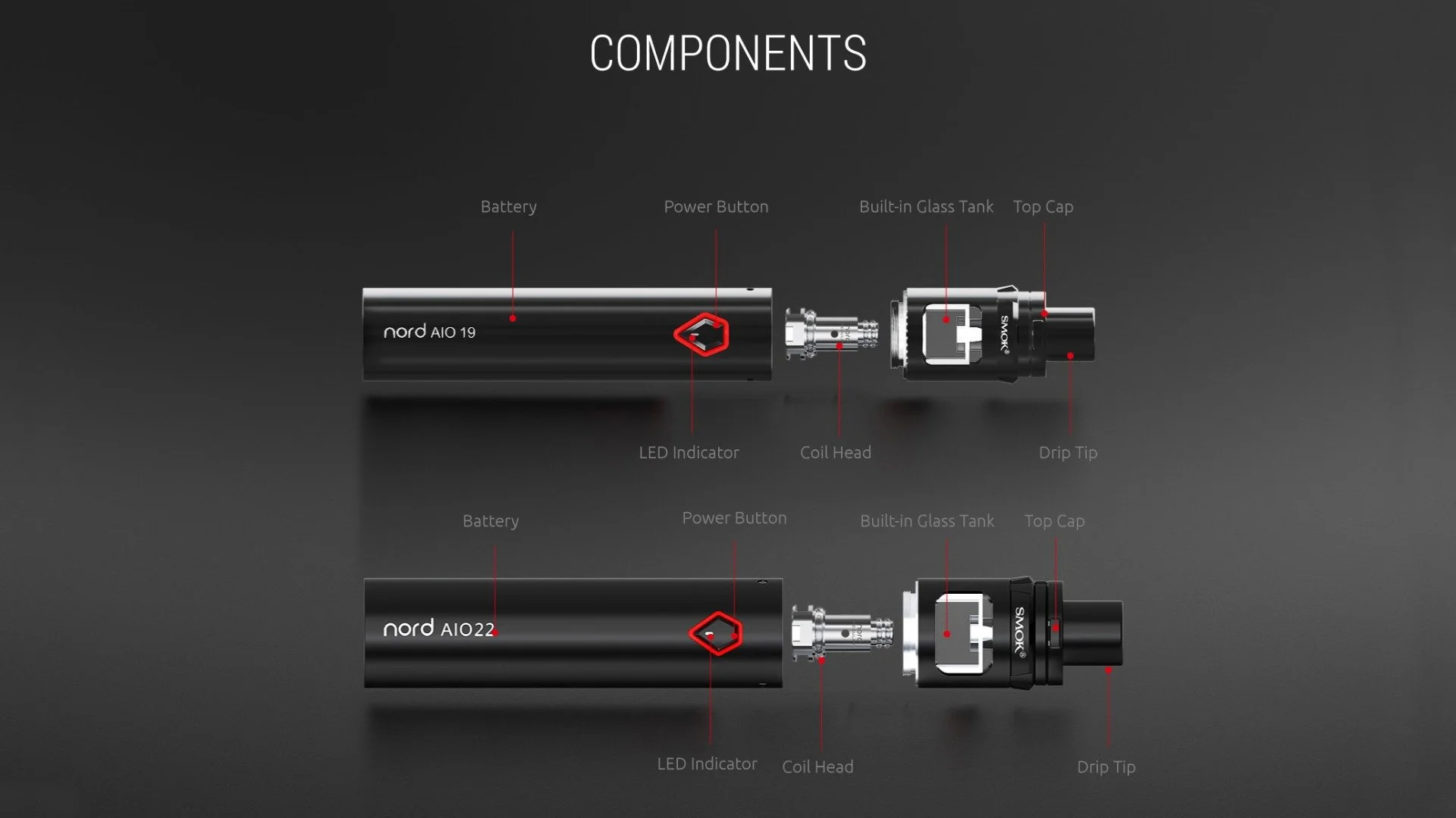 SMOK Nord AIO 22 Starterset - 2000mAh & 3,5ml - Image 12