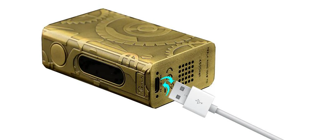 Teslacigs Nano 100W TC Steampunk Akku Mod Akkuträger - 4500mAh - Image 6